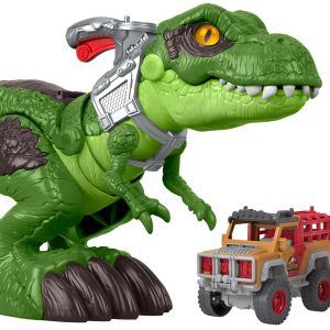 Imaginext Jurassic World Camp Cretaceous T-Rex Dinosaur Pursuit Playset - Walmart.com