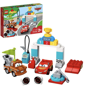 Amazon.com: LEGO DUPLO Disney and Pixar Cars Lightning McQueen’s Race Day 10924 Toddler Toy with Lig