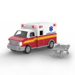 Driven – Small Toy Emergency Vehicle – Micro Ambulance - White & Red : Target