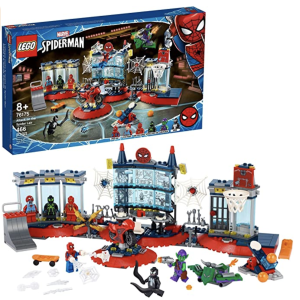 Amazon.com: LEGO Marvel Spider-Man Attack on The Spider Lair 76175 Cool Building Toy, Featuring The 