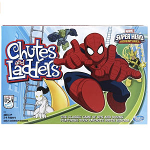 Amazon.com: Hasbro Gaming Marvel Spider-Man Web Warriors Chutes & Ladders Game (Amazon Exclusive) : 