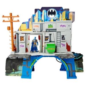 Batman 3-in-1 Batcave Playset With Exclusive 4" Batman Action Figure And Battle Armor : Target