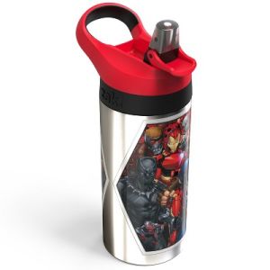 Marvel 19.5oz Stainless Steel Water Bottle Red/black - Zak Designs : Target