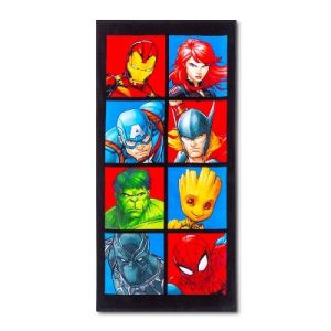 Avengers Faces Of Heroes Beach Towel - Marvel : Target