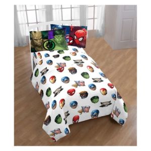 Marvel Avengers Twin 3pc Sheet Set : Target