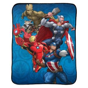 Marvel Avengers 46"x60" Throw Blanket Blue : Target
