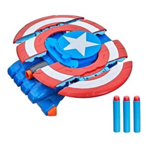 Nerf Marvel Avengers Mech Strike Captain America Strikeshot Shield : Target