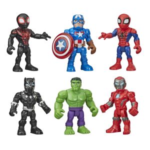 Playskool Heroes Marvel Super Hero Adventures 5-Inch Action Figure Toy 6-Pack - Walmart.com