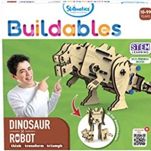 Amazon.com: Skillmatics STEM Building Toy : Buildables Dinosaur X Robot | Gifts for Ages 10 and Up |