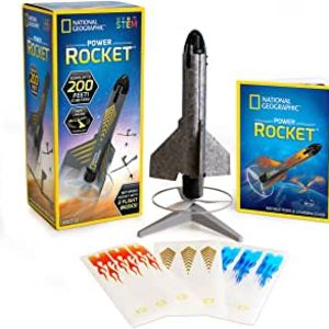 Amazon.com: NATIONAL GEOGRAPHIC Rocket Launcher for Kids – Motorized Air Rocket, Self-Launching Rock