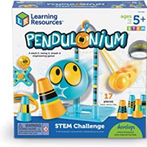 Amazon.com: Learning Resources Pendulonium STEM Challenge, Kids Pendulum Game, 16 Pieces, Ages 5+ : 