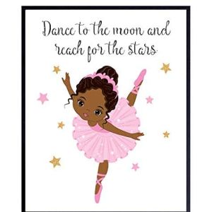 Amazon.com: Black Wall Art for African American Girl Black Girl Gifts African American Girl Gifts - 