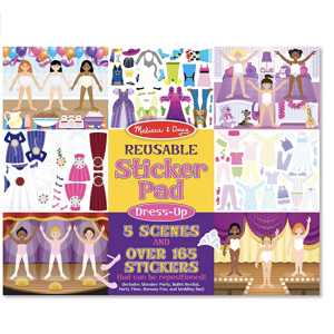 Amazon.com: Melissa & Doug Reusable Sticker Pad: Dress-Up - 165+ Reusable Stickers : Melissa & Doug: