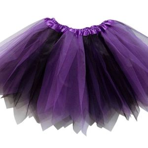 Boutique Tutu Purple & Black 3 Layer Pixie Angle Cut Tutu | Etsy