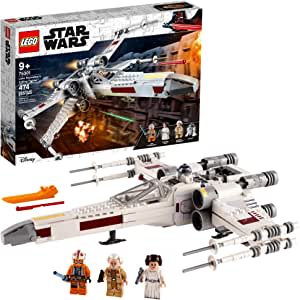 Amazon.com: LEGO Star Wars Luke Skywalker’s X-Wing Fighter 75301 Awesome Toy Building Kit for Kids, 