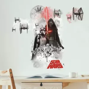 Star Wars: The Force Awakens Ep Vii Villians Burst Peel And Stick Giant Wall Decal - Roommates : Tar