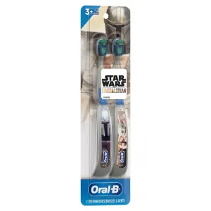 Oral-b Kids Manual Toothbrush Featuring Star Wars: The Mandalorian Extra Soft Bristles - 2ct : Targe