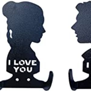 Amazon.com: HeavenlyKraft I Love You I Know Steel Wall Coat Hook Dual Holder for Living Room Hat Han