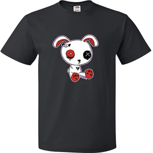 Amazon.com: inktastic Goth Bunny T-Shirt Medium Black - Gus Fink Studios 2e23c : Clothing, Shoes & J