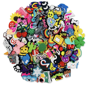 Amazon.com: Kinear 100Pack Different Shoe Charms Unisex-adult Shoe Decoration Charms for Women Men C