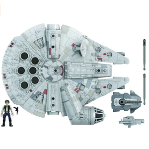 Amazon.com: Star Wars Mission Fleet Han Solo Millennium Falcon 2.5-Inch-Scale Figure and Vehicle, To