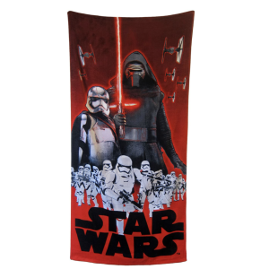 Amazon.com: Disney Star Wars Bath Towel, Red/Black, 28" x 58" : Home & Kitchen