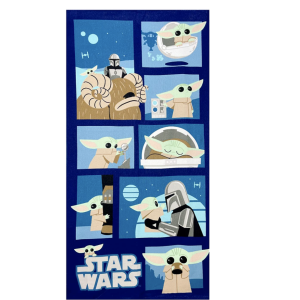 Amazon.com: Baby Yoda Mando Summer Beach Towel 27 x 54 inch : Everything Else