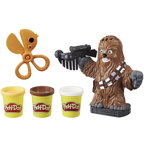 Amazon.com: Play-Doh Star Wars Chewbacca, 2 oz. Cans of 3 Non-Toxic Colors (Amazon Exclusive) : Toys