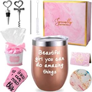 Amazon.com | Beautiful Girl Tumbler Set Inspirational Gifts, Inspirational Gift for Girl, Inspiratio