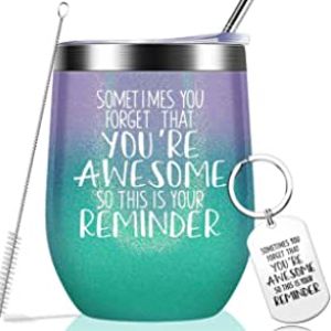 Amazon.com: Sometimes You Forget That You are Awesome - Thank You Gifts, Funny Birthday Cup Inspirat