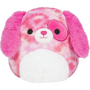 Squishmallows Official Kellytoy Plush 14" Detina The Pink Tye-Dye Dog - Ultrasoft Stuffed Animal Plu