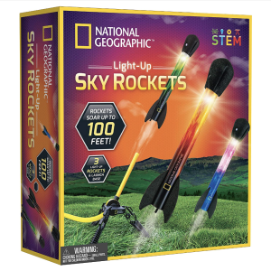 Amazon.com: NATIONAL GEOGRAPHIC Air Rocket Toy – Ultimate LED Rocket Launcher for Kids, Stomp and La