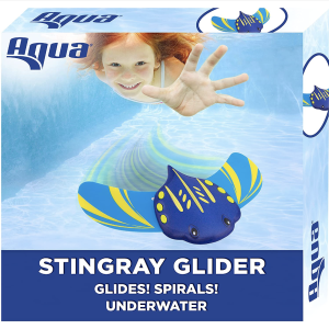 Amazon.com: Aqua Large Stingray Glider - Single Pack - Underwater Pool Toy with Adjustable Fins Trav