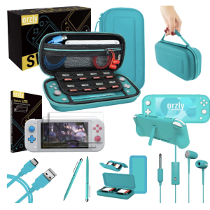 Amazon.com: Orzly Switch Lite Accessories Bundle - Case & Screen Protector for Nintendo Switch Lite 