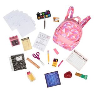 Our Generation Off to School Supplies Accessory Set for 18&#34; Dolls