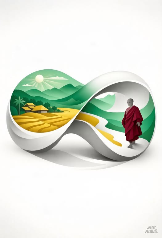 鄉野僧行圖