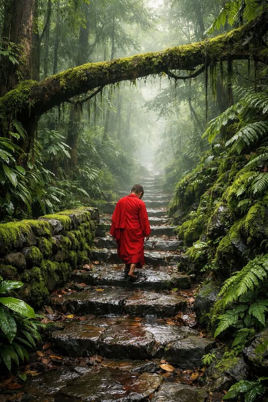 苔階深行