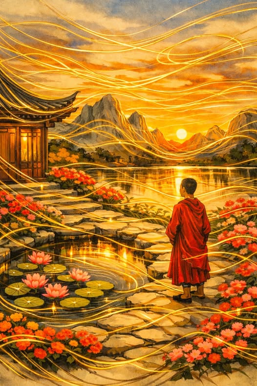 夕照靜觀