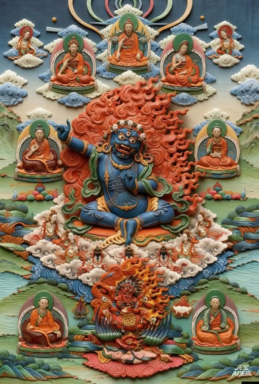 6，童子勇士具力佛
- 人壽年代：人壽六萬歲
- 活動地方：熾燃火山尸陀林