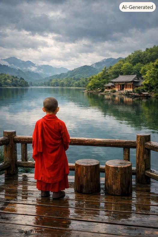 《雨後靜觀圖》