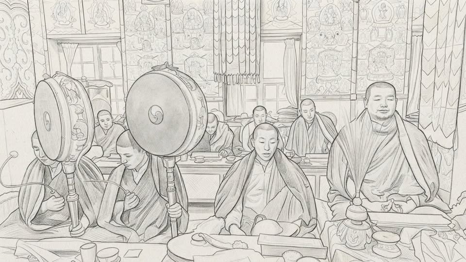《輪迴如「水車上落」喻》
