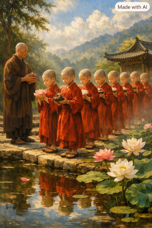 《蓮池步雲》