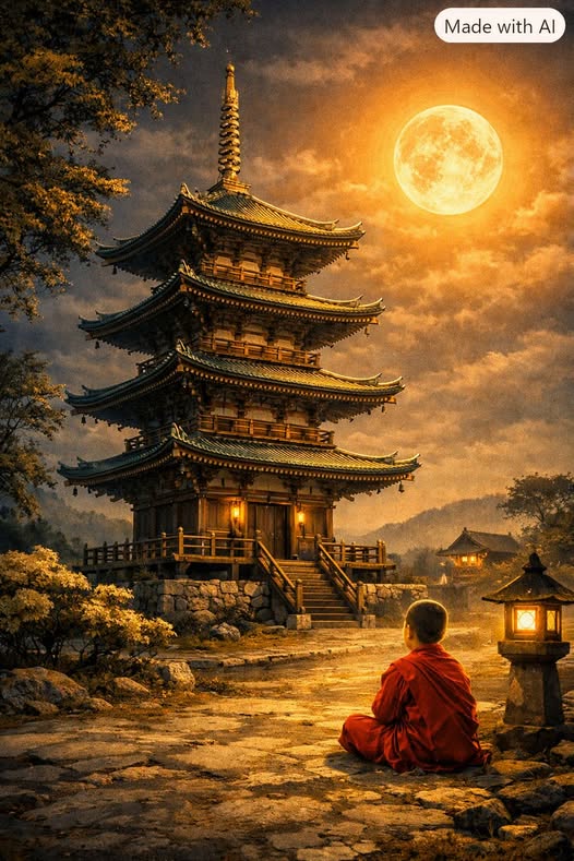 《和鐵生兄塔前月影》
