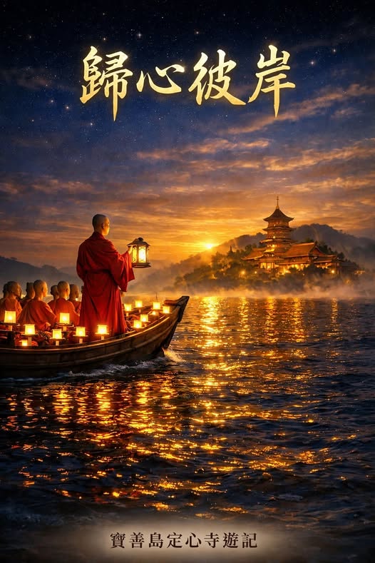 《歸心彼岸,法光啟航一一寶善島定心寺遊記》