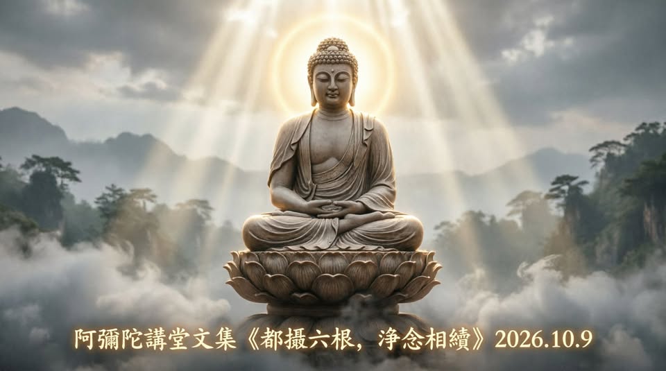 《都攝六根,淨念相續》