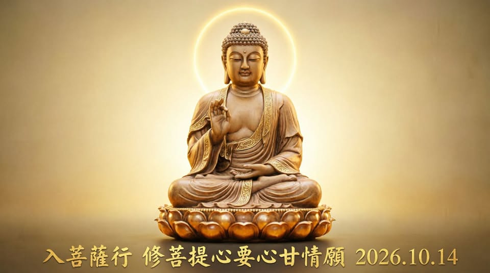 舞台演講《修菩提心要心甘情願》