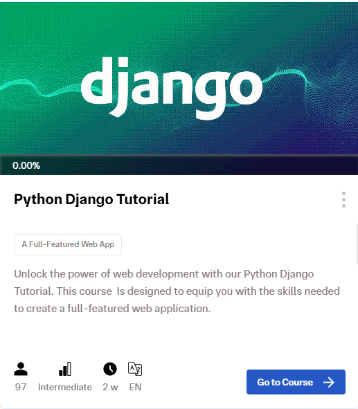 Django ile REST API geliştirme kursu
