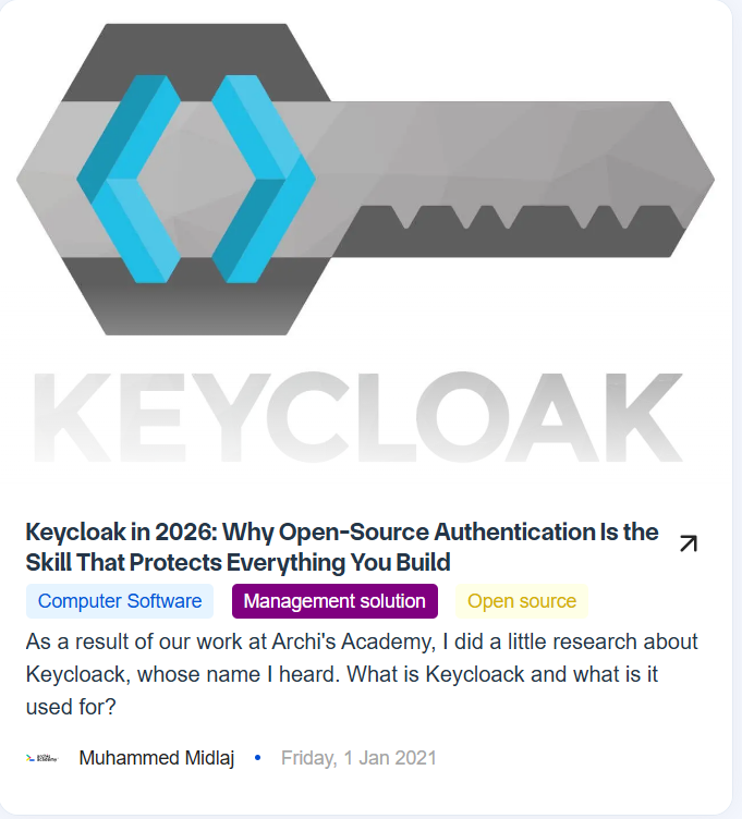 Keycloak Blog