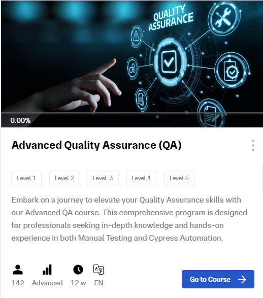 Advanced QA Course