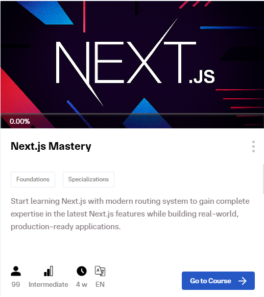 Next.js Course